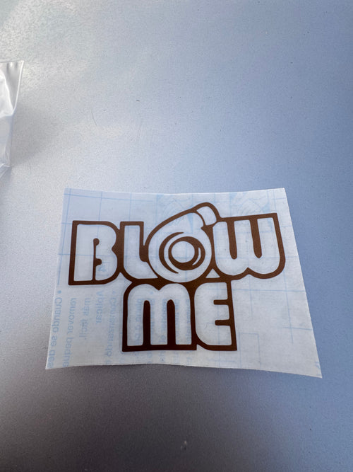 Blow me Turbo decals